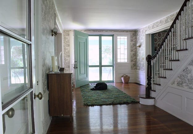 The front door