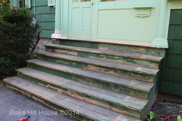 stairs prepped for painting