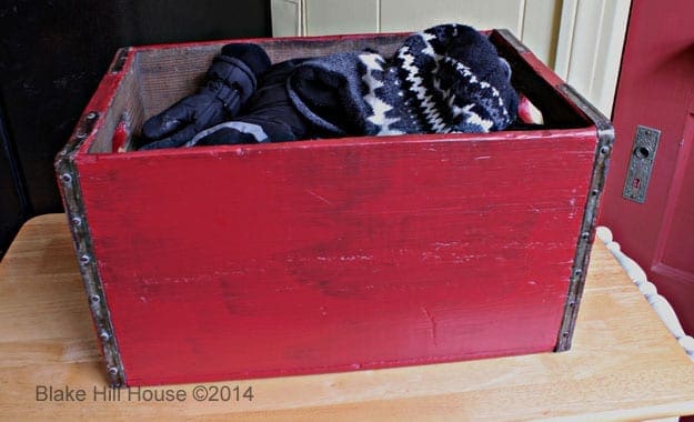 Painted Wooden Crate