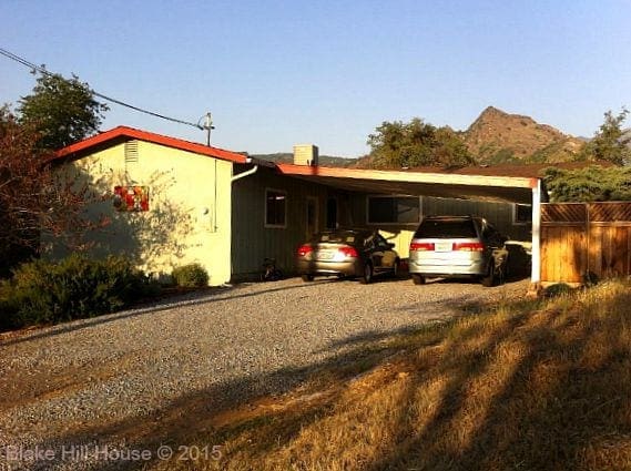 The California house the day it went on the market.