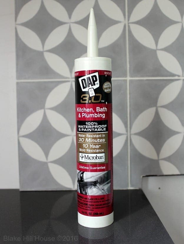 Biscuit colored caulk by Dap